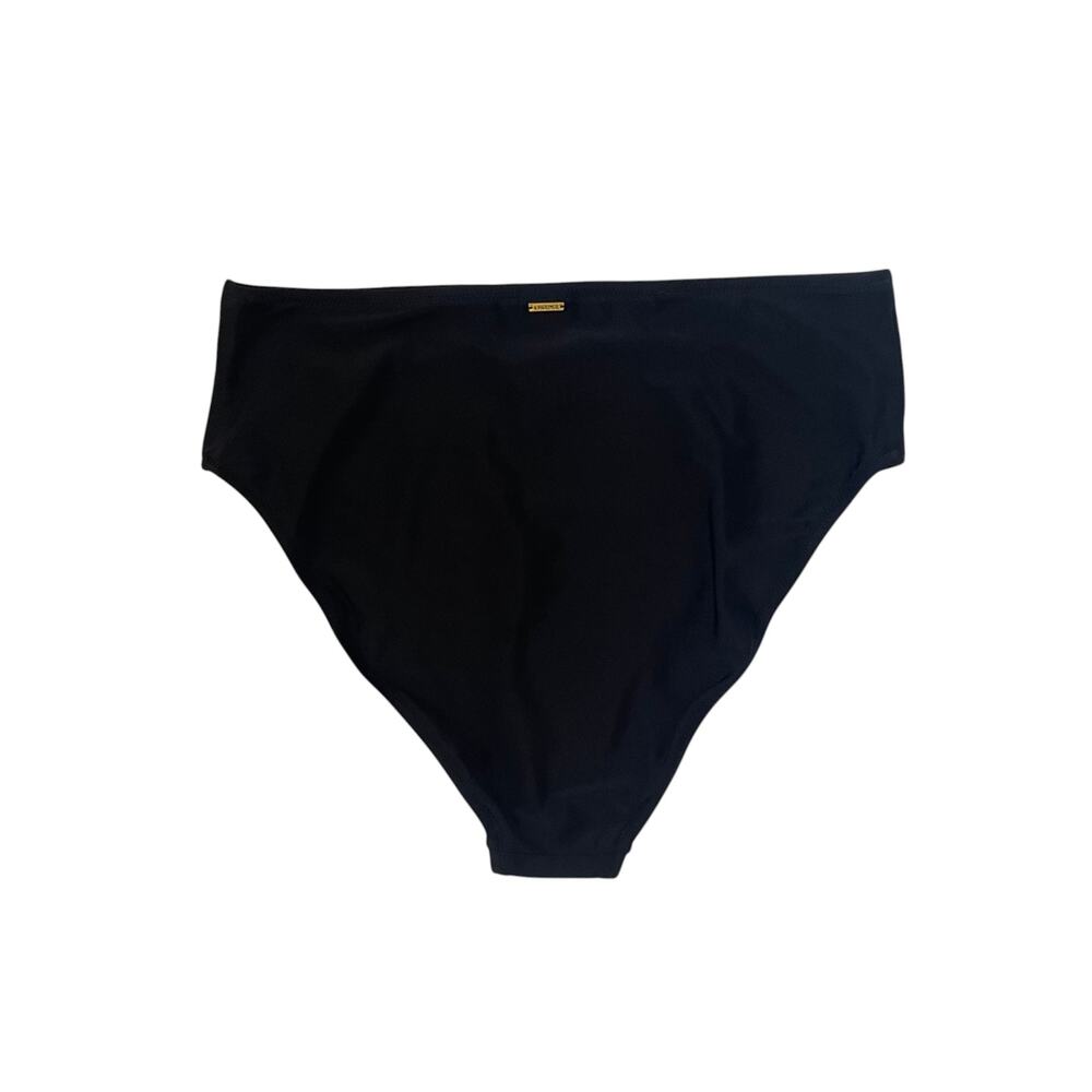 NWT L'AGENCE Vanessa High-Waisted Bikini Bottom - Black - Size XL - Picture 4 of 6